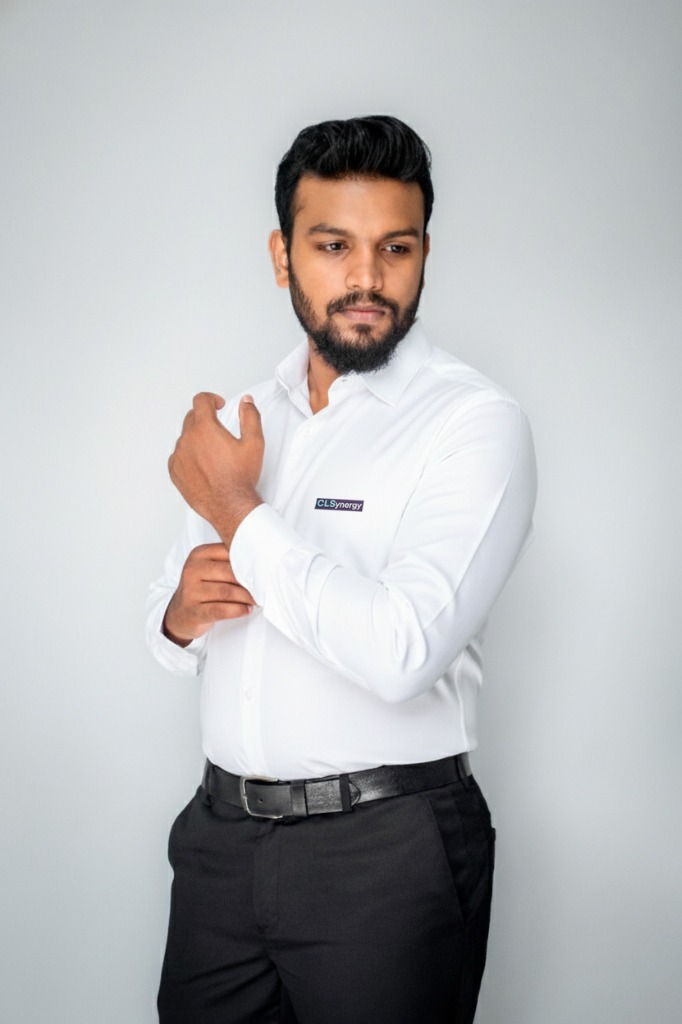 Tailored shirt fabric and pocket close up